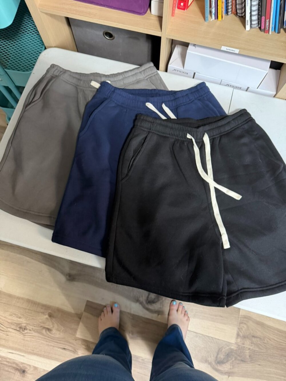 3 Pairs Mens XS Sweat-Shorts